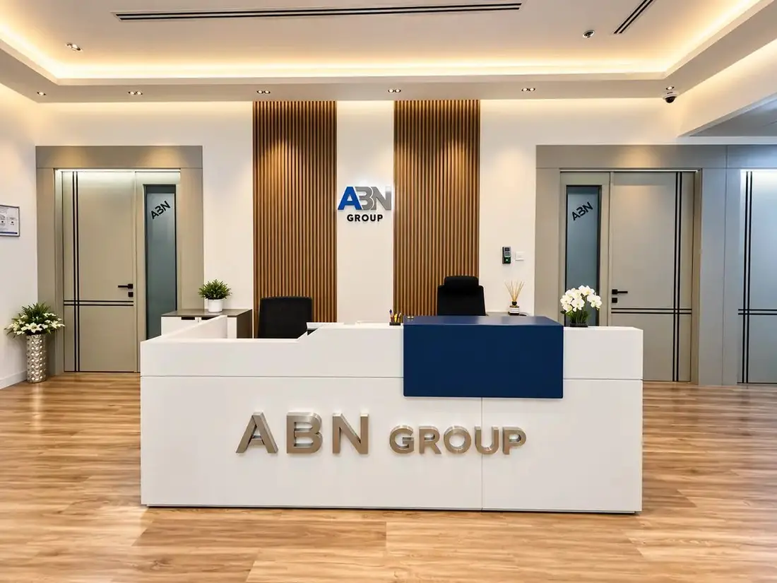 ABN Group reception fitted out by NATS